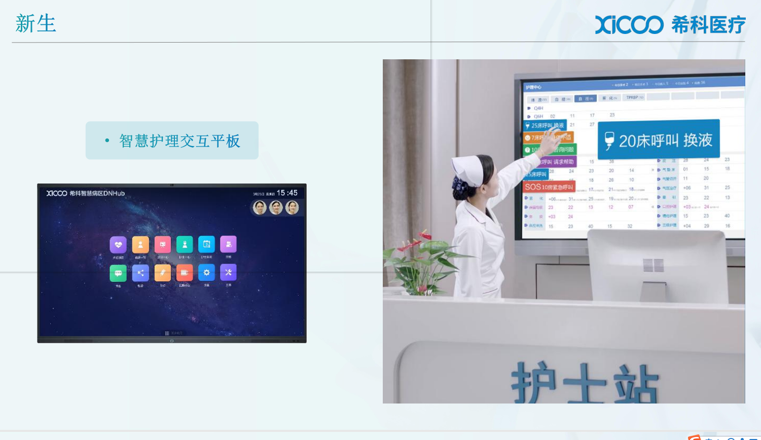希科医疗 护士站交互大屏(图1)